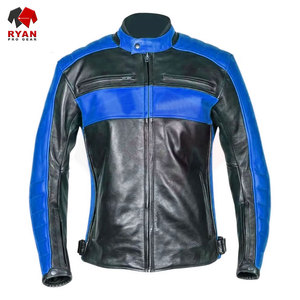 Vestes en cuir sur mesure pour hommes, couleurs unies, logos personnalisés, grandes tailles, vestes respirantes de Ryan Pro Gear - Product Image 5