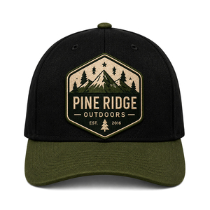Gorra de Béisbol Bordada con Logotipo Personalizado al por Mayor, de Alta Calidad, 6 Paneles, de Algodón, para Hombre y Mujer, Estilo Hip Hop Vintage - Product Image 1