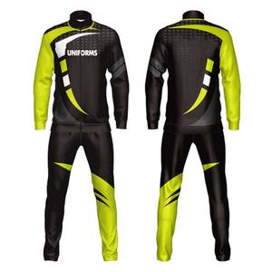 Trajes Deportivos al por Mayor para Hombre, Traje Deportivo de Fútbol con Rayas Sublimadas Personalizadas, Trajes Deportivos Casuales Unisex para Entrenamiento y Running - Product Image 2