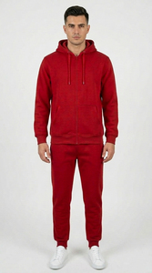 <b>Men</b> Half <b>Zip</b> Tracksuit With High Neck Pullover And Matching <b>Jogger</b> Pants For Workout Training Casual Wear And Private Label - Product Image 6