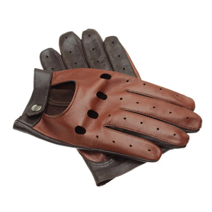 Gants de moto en cuir unisexes à doigts entiers, respirants, chauds pour l'hiver 2025, fabriqués au Pakistan - Product Image 3