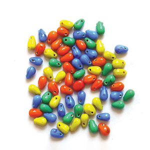 Cuentas de Vidrio Opacas en Forma de Lágrima, Elegantes, Mezcla de 10 mm, para la Fabricación de Joyas y Manualidades Decorativas, Venta al por Mayor Directa de Fábrica - Product Image 1