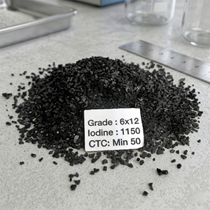 Charbon actif pour le traitement de l'or 612, à base de coque de noix de coco, fournisseur exportateur, approvisionnement en vrac, teneur en plaquettes 2% max, carbone 99% - Product Image 3