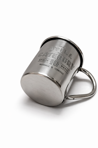 Stainless Steel American Style Drinking <b>Mug</b> with Handle-Portable <b>Large</b> Capacity 400ml for Office & Outdoor Use - Product Image 1