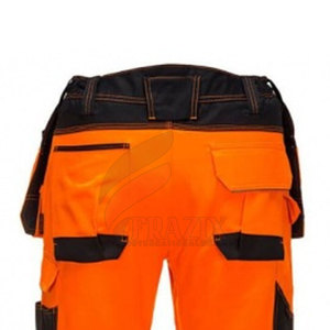 Pantalons de travail performants, pantalons utilitaires avec ajustement flexible pour les travaux de construction, d'entretien et d'atelier - Product Image 6