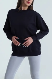 เสื้อฮู้ดผู้หญิง EVER GLOW คุณภาพดีที่สุด ผ้าฝ้ายถัก 100% ระบายอากาศได้ดี แห้งเร็ว เหมาะสำหรับฤดูใบไม้ร่วงและฤดูหนาว รับสกรีนโลโก้ - Product Image 5
