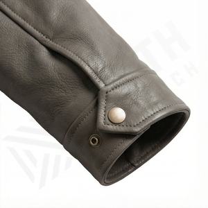 Veste de moto en cuir véritable pour homme de qualité supérieure, nouvelle arrivée, vestes de moto d'hiver, protections amovibles, personnalisables - Product Image 6