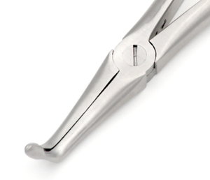 # Pinzas de Extracción Atraumáticas 45° de 4mm para Raíces Inferiores, Mango Ligero, Instrumento Dental de Extracción de Raíces, Acero Inoxidable Quirúrgico - Product Image 2