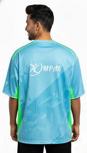 Camiseta Oversize para Hombre, Sublimada, Estilo Casual Urbano, Popular, Corte Regular, Ecológica, Transpirable, de Poliéster/Algodón - Product Image 2