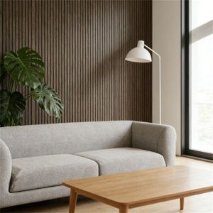 Pannelli Acustici Fonoassorbenti in Legno di Noce, Pannelli Decorativi in Legno per Design d'Interni - Product Image 1