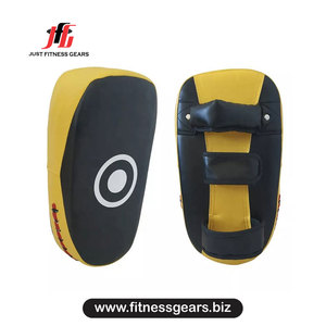 Pad de boxe thaï en PU avec fermeture Velcro, bleu et noir, unisexe, pour l'entraînement et le sparring, équipement d'arts martiaux - Product Image 3