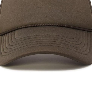 Custom Made Mesh Trucker <b>Hats</b> Summer Outdoor Embroidery Logo 5 Panel Foam Mesh Trucker Caps Factory - Product Image 2
