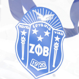 Sac fourre-tout transparent Zeta Phi Beta bleu roi – Sac de transport élégant et durable, approuvé pour les stades, idéal pour les voyages et le shopping - Product Image 2
