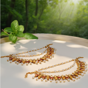 Fashion Jewelry Set Gold Plated Alloy Oxidized Polish Women's Casual by Mattal Designs - Product Image 3