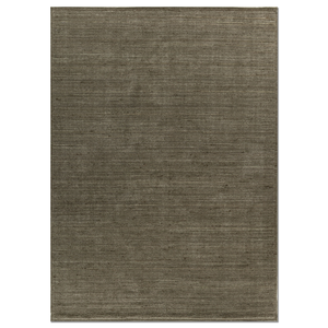 Alfombra Rectangular Tejida a Mano de Viscosa Beige con Patrón Trace, Alfombra Decorativa Suave de Primera Calidad - Product Image 1