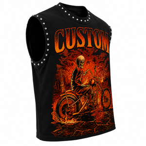 เสื้อกล้ามพิมพ์ลายเพชร Glory Custom ผ้าฝ้าย 100% เนื้อนุ่ม เป็นมิตรต่อสิ่งแวดล้อม ดีไซน์ทันสมัยแบบ DTG เสื้อยืดแขนกุดสำหรับทุกเพศ - Product Image 4