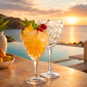 Verres à cocktail en borosilicate faits à la main de 310 ml, sans plomb, coupe Martini, verrerie de bar, réutilisables, vente en gros - Product Image 5