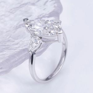 Anillo Solitario con Diamante Cultivado en Laboratorio, Corte Ovalado, Color F, Oro 18k AU750, Certificado IGI, Bañado en Rodio, Moderno, para Mujer, Aniversario - Product Image 5