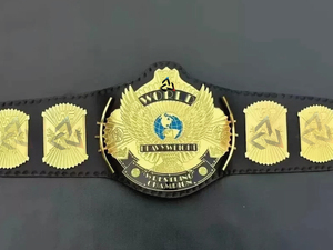 Cinturón de Campeonato de Lucha Libre Personalizado W-W-E Winged Eagle, Cinturón de Latón de 2 mm para Adultos - Placas de Metal Chapadas en Oro y Correa de Cuero - Product Image 2