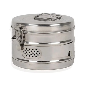 Contenedor Médico de Acero Inoxidable para Esterilización Profesional, Tambor de Esterilización para Instrumentos Quirúrgicos y Almacenamiento - Product Image 2