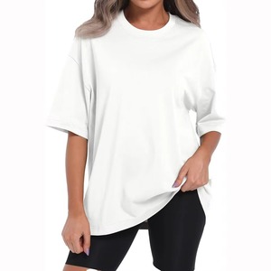 T-shirts en fibre de bambou pour femmes, personnalisables avec logo, vente en gros, respirants, doux, décontractés, été, OEM, fournisseur de chemises à manches courtes pour femmes - Product Image 1