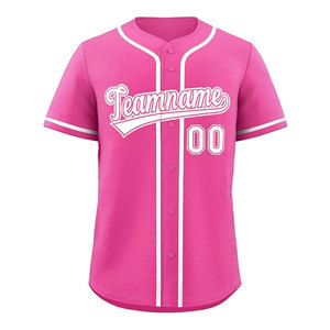 Camiseta de Béisbol Sublimada Personalizada de Manga Corta, Uniforme de Softbol Unisex para Adultos de Poliéster de Secado Rápido - Product Image 4
