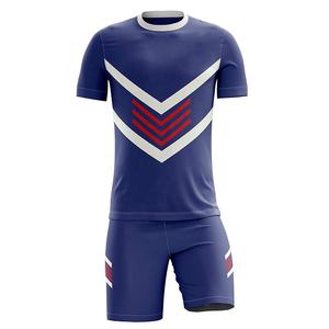 ชุดเล่นฟุตบอลของผู้ชายชุดเสื้อฟุตบอลผ้าแห้งเร็วผ้าโพลีเอสเตอร์ระบายอากาศได้ดี - Product Image 3