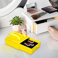 Boîte coulissante en carton de luxe avec logo imprimé pour bracelets, bagues, colliers, bijoux, petit coffret cadeau avec poignée en ruban
