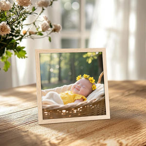 Cadre photo en bois de qualité supérieure, élégant, fait à la main, cadre photo en bois de table, style vintage, écologique, cadre photo fait à la main, décoration de la maison - Product Image 2