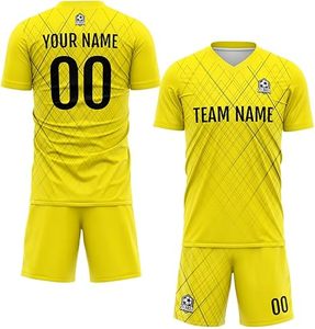 Dernier design, uniforme de football 100% polyester, nouveau style, uniforme professionnel pour adultes, qualité supérieure, couleur personnalisée, séchage rapide - Product Image 1