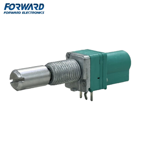 ฟิล์มคาร์บอน Forward RD097 ขนาด 9 มม. ตัวต้านทานโลหะแบบปรับค่าได้ พร้อมแกนต่อแบบหมุน โพเทนชิโอมิเตอร์แบบขยาย สวิตช์ขยาย 500K 20% 50V - Product Image 1