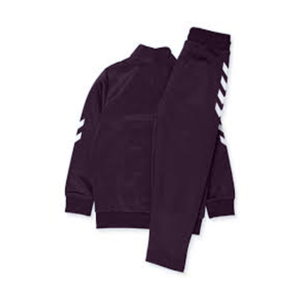 Survêtement unisexe à manches longues en polyester, couleur noire, blocs de couleurs, vêtements de sport toutes saisons - Product Image 4