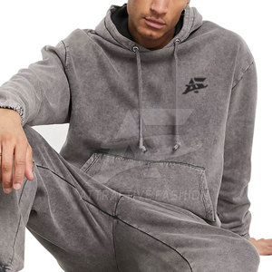 Trajes Deportivos de Primera Calidad con Estilo Único y Logotipo Personalizado, Lavado Ácido, a la Moda, Precio de Fábrica, para Hombre - Product Image 4