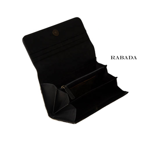 กระเป๋าคลัทช์ขนหนังวัวแบบโบราณใส่มือสไตล์วินเทจทำด้วยมือสไตล์ตะวันตกพร้อมช่องใส่เงินบัตร - Product Image 3