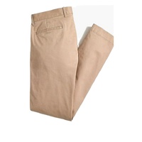 Pantalon Chino Homme en Toile de Coton Écologique, Coupe Skinny Taille Haute, Extensible, Anti-Plis, Respirant, Coupe Droite, Décontracté Automne