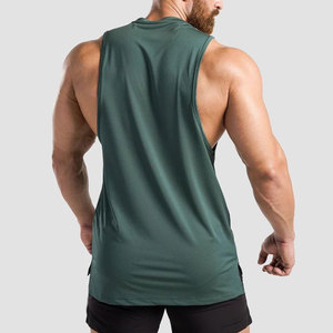 Débardeur pour homme grande taille avec logo personnalisé imprimé, vente directe d'usine en gros, vêtements de sport pour homme - Product Image 2