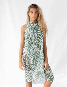 Vente en gros usine de paréos de plage et de cache-maillots de bain pour femmes, faible MOQ, impression personnalisée - Product Image 2