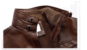 แจ็คเก็ตหนังสำหรับผู้ชายแจ็คเก็ตมอเตอร์ไซด์มีทุกขนาด - Product Image 4