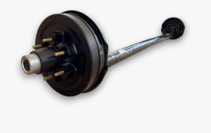 Essieux ronds de frein électrique de suspension de remorque de 3500 lb 6000 lb 7000 lb personnalisés pour remorque de <span class=keywords><strong>caravane</strong></span> - Product Image 3