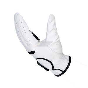 Gants de golf unisexes en cuir véritable, fabrication directe usine, paume en cuir véritable, protection UV, respirants, résistants à la transpiration, pour une longue pratique - Product Image 3