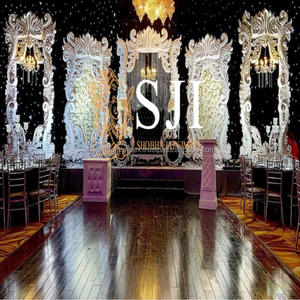 Modern White Look Wooden <b>Wedding</b> <b>Frames</b> Decor by Shobha Jain Impex Made in Delhi India - Product Image 3