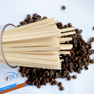 Palitos de madera natural para revolver café y té Tamaños y embalaje personalizados - Product Image 4