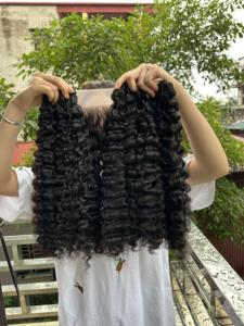 TOP HOT Style BURMESE CURL cheveux crus vietnamiens cuticules alignés perruques de cheveux humains en gros prix d'usine meilleure vente produit 2024 - Product Image 4