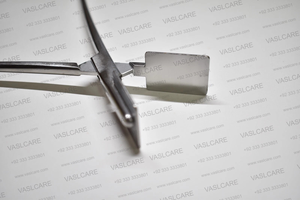 คีมบีบอัดพังผืด Proud Fascia Crusher Forceps คีมบีบอัดพังผืดสำหรับการผ่าตัดกระดูกหู คีมสำหรับศัลยกรรมหู คอ จมูก คีมสำหรับการผ่าตัดจุลศัลยกรรมโดย Vaslcare - Product Image 3