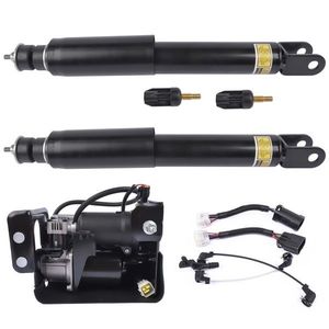 Pair Rear Shock Absorbers for Cadillac Escalade Chevrolet Suburban Tahoe GMC Yukon 5.3L 6.2L V8 2015 Includes Air Compressor - Product Image 2