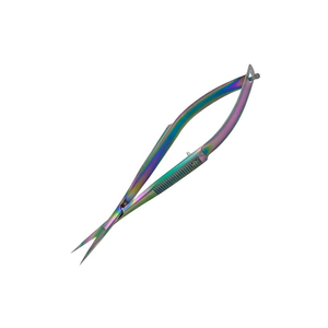 Ciseaux à ressort multifonctionnels pour extensions de cils et sourcils, prix d'usine, lame en acier inoxydable, pointe acérée, prix compétitif - Product Image 3