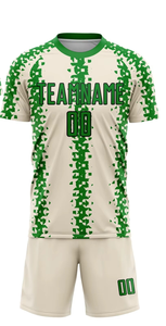 เสื้อฟุตบอลแบบซับลิเมชั่นสั่งทำพิเศษ คอกลม แขนสั้น แห้งเร็ว ผลิตจากโพลีเอสเตอร์ พิมพ์ชื่อทีม สำหรับทุกฤดูกาล ชุดกีฬา - Product Image 3