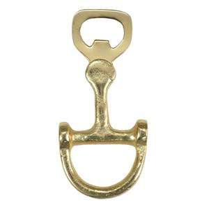 Ouvre-bouteille de luxe en aluminium léger avec poignée en forme d'étrier de cheval doré, facile à saisir, décoratif, idéal pour les articles cadeaux - Product Image 2