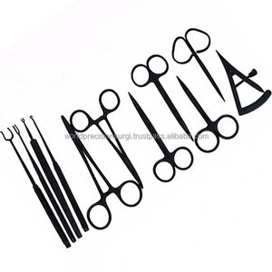 Juego de Instrumentos de Blefaroplastia Manual Premium, Acabado Negro, Plástico y Kit de Cirugía Oftálmica con Caja de Esterilización - Product Image 4