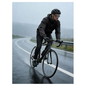 Men's Rain <b>Jacket</b> Windbreaker <b>Waterproof</b> <b>Jacket</b> Raincoat for Cycling Running Hiking Outdoor Gear Hooded <b>Lightweight</b> <b>Packable</b> - Product Image 3